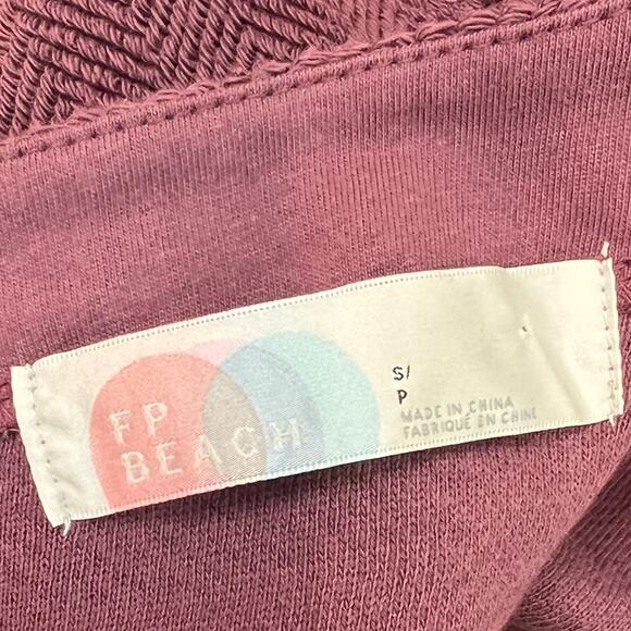 NWOT Free People Beach Burgundy CropTop - Small - Picture 10 of 10